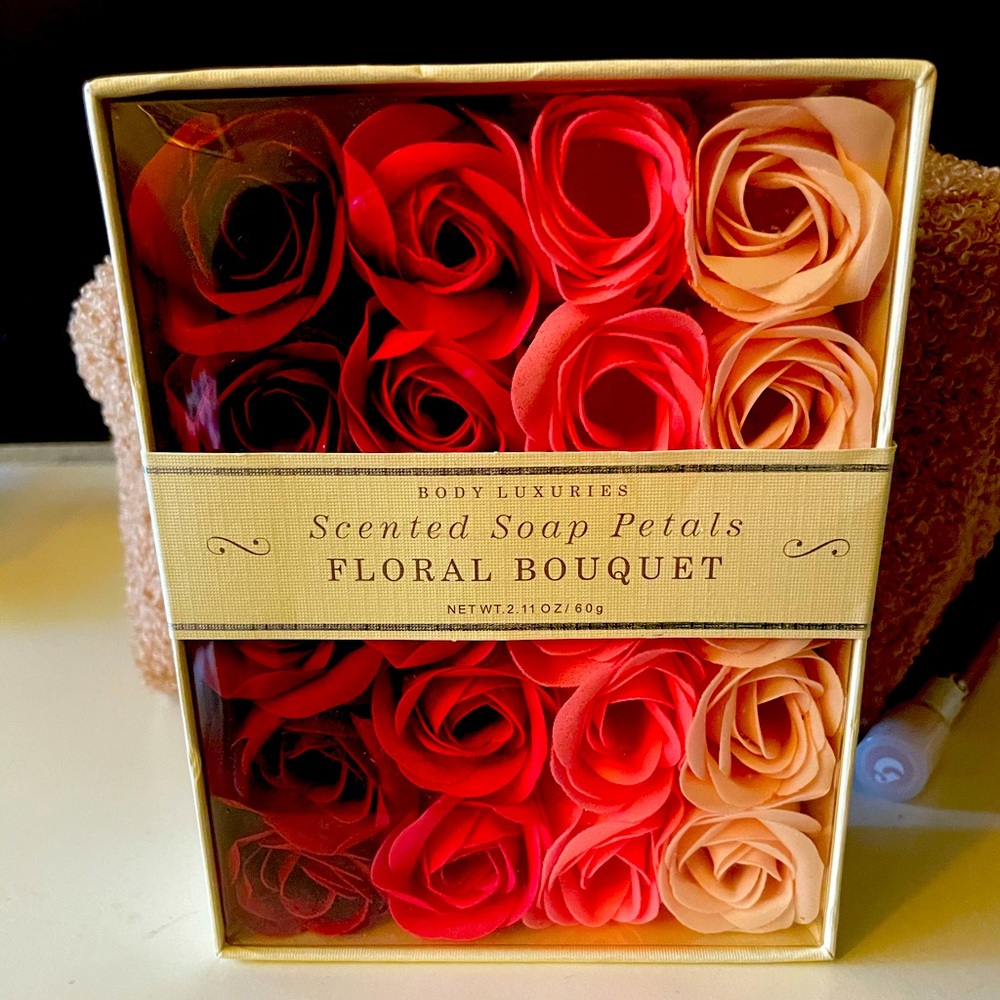 Scented soap rose bouquet